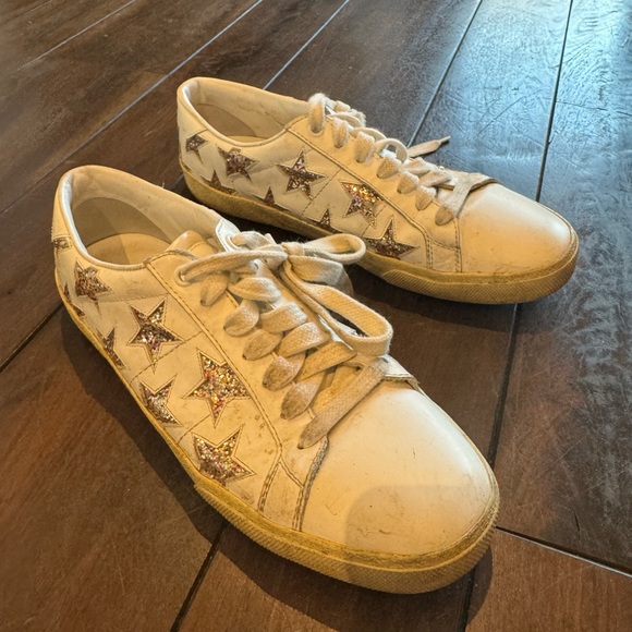 saint laurent sparkly star sneakers - Picture 1 of 10